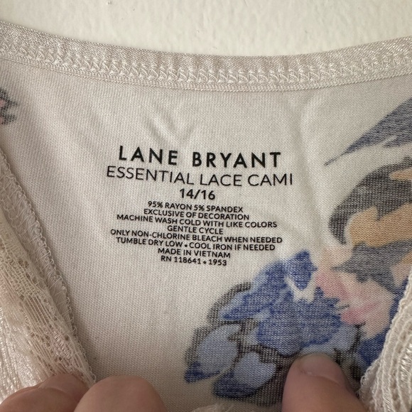 Lane Bryant Essential Lace Cami - Picture 2 of 5